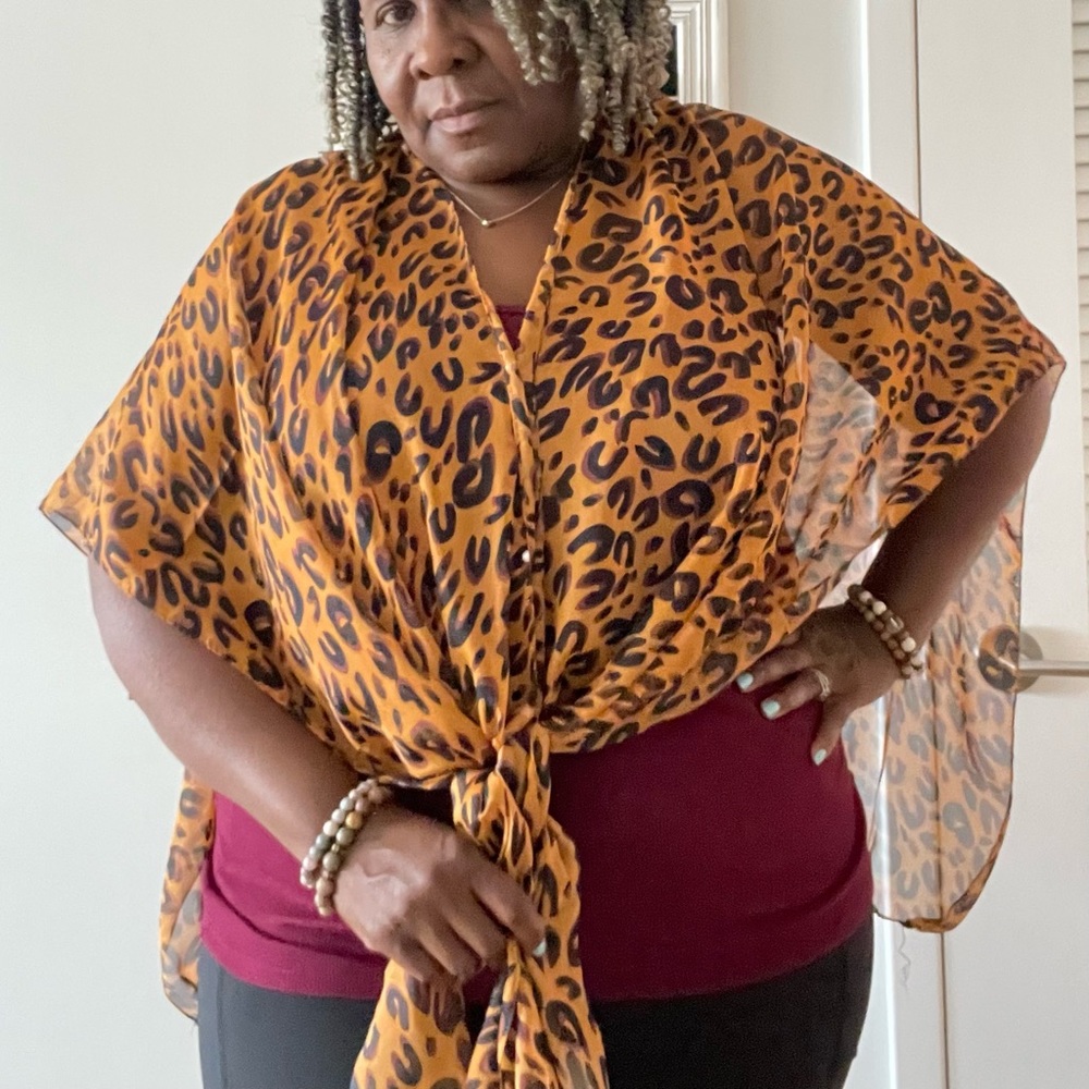 Animal Print Cover Up